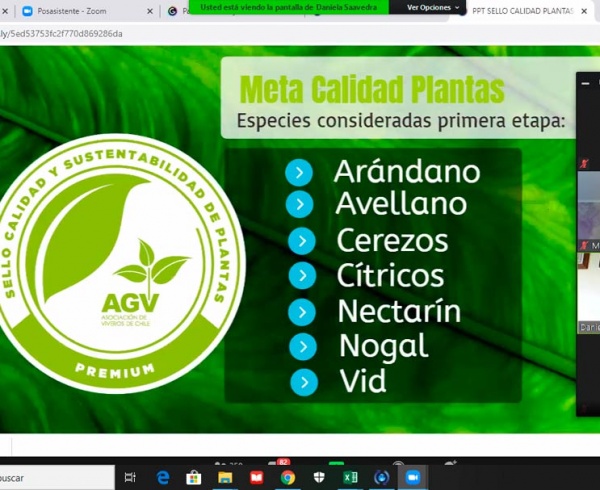 “Seminario Lanzamiento Sello Calidad Plantas… un camino a la Sustentabilidad”, iniciativa de Viveros de Chile AGV