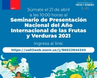 Seminario de Presentación Nacional del Año Internacional de las Frutas y Verduras 2021